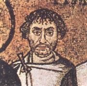 unknow artist belisarius den sore faltherren mosaik fran 550 talet France oil painting artist